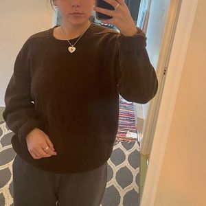 brandy melville brown sweater
